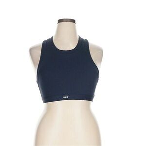 Set Active Navy Sports Bra